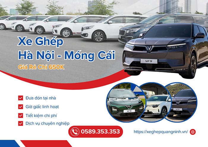 xe ghep ha noi mong cai