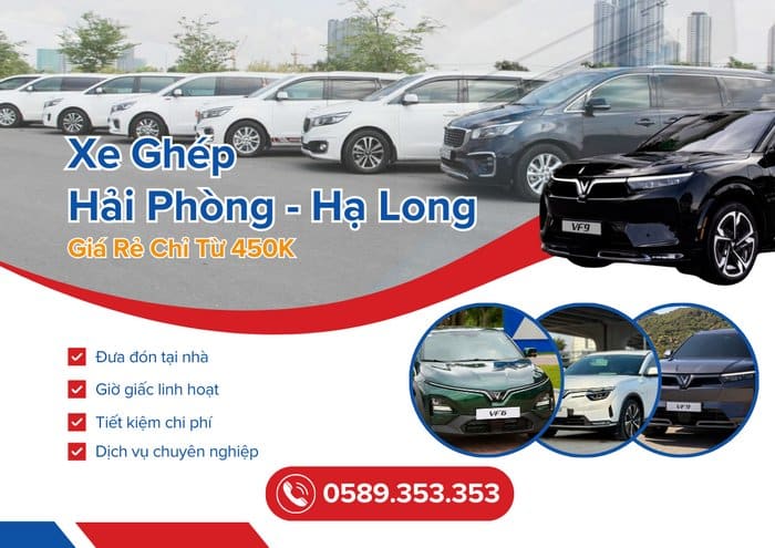 xe ghep hai phong ha long